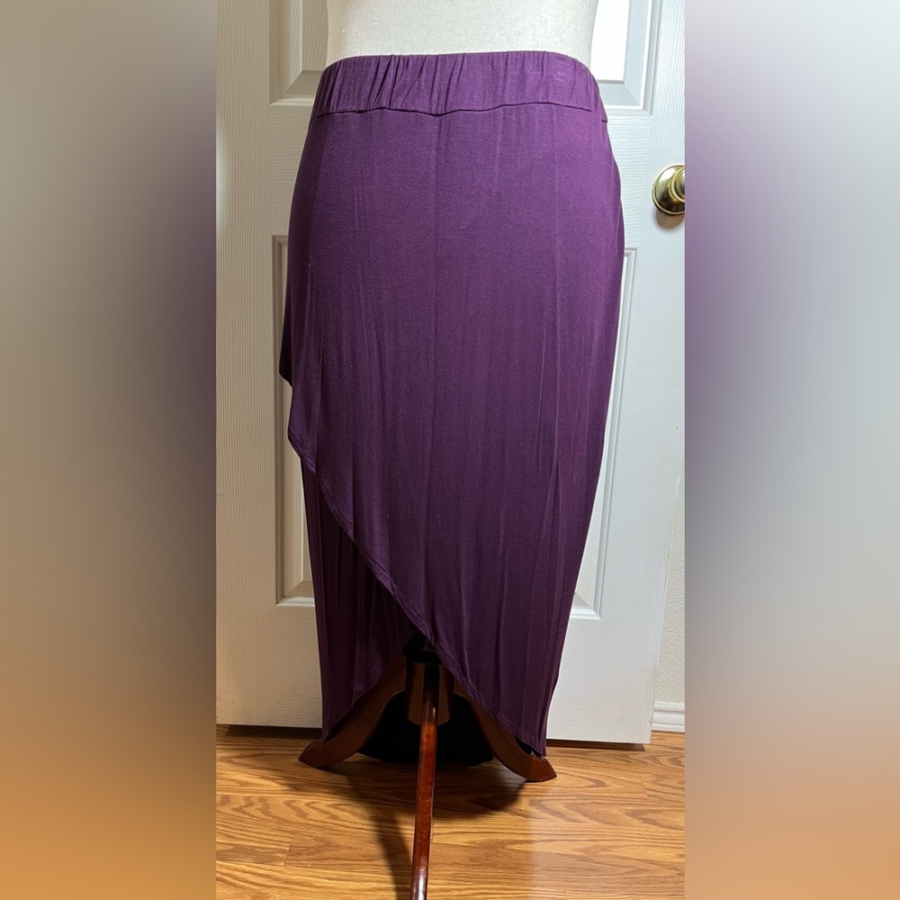 Pure Energy Elegant Purple Women's Skirt